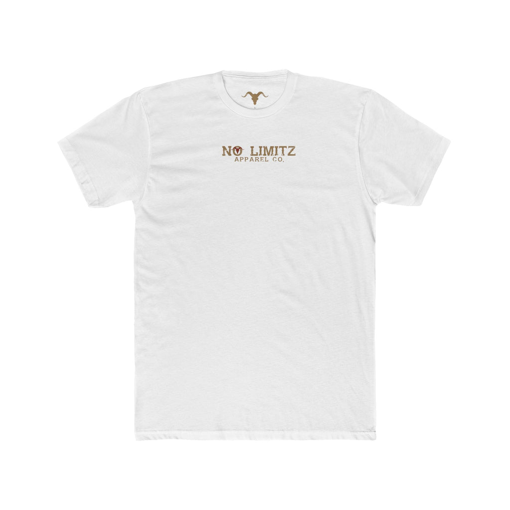NO LIMITZ Royal Flush White Cotton Tee