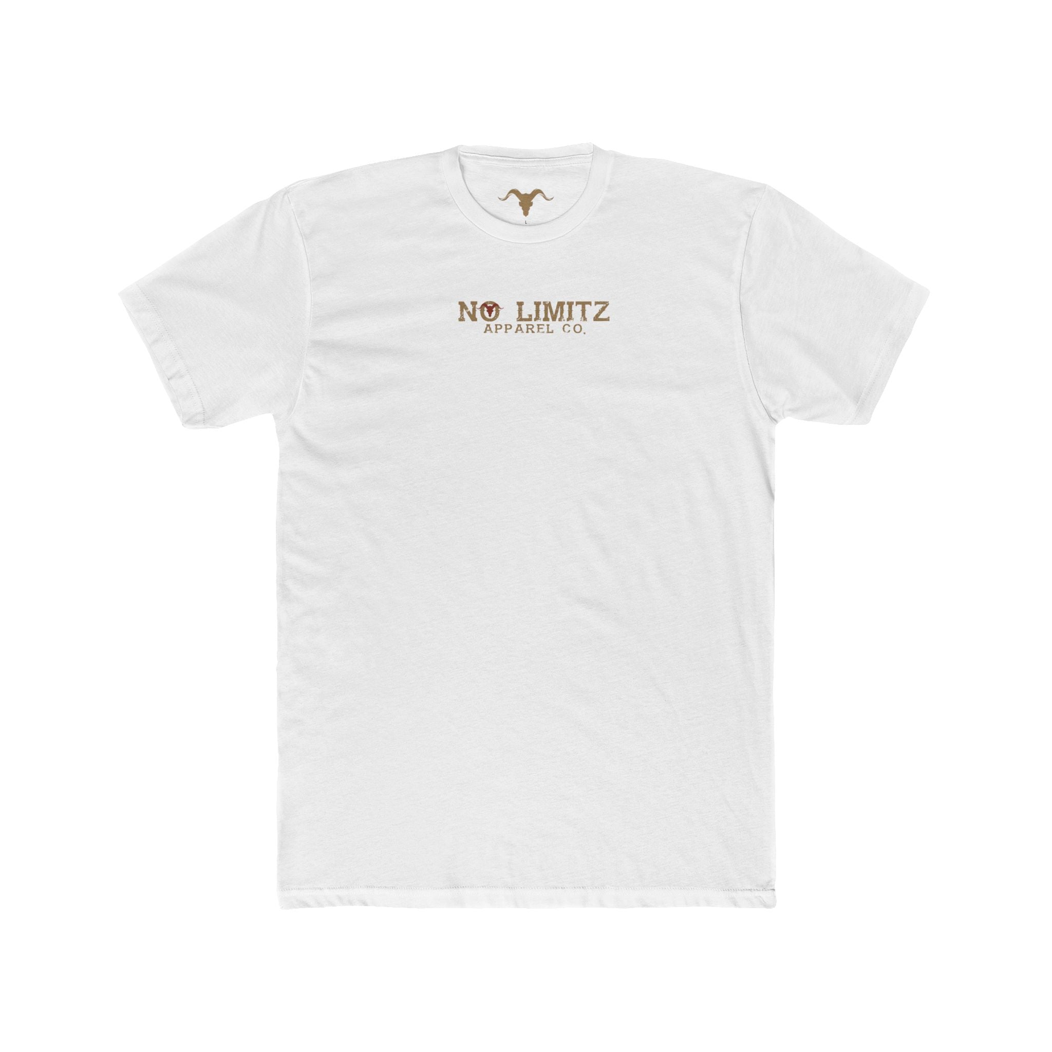 NO LIMITZ Royal Flush White Cotton Tee